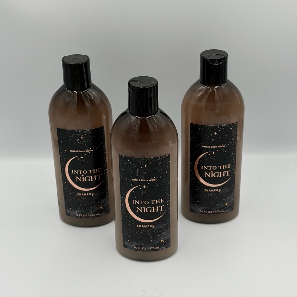 New Bath and Body Works Into the Night Shampoo 16oz Lot Of 3 Retired Vaulted